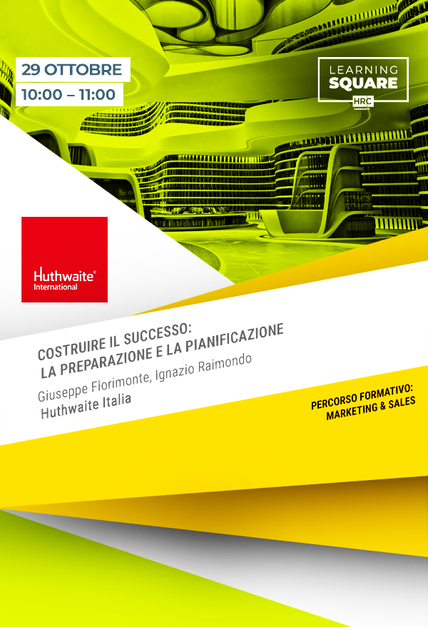 COSTRUIRE IL SUCCESSO: LA PREPARAZIONE E LA PIANIFICAZIONE