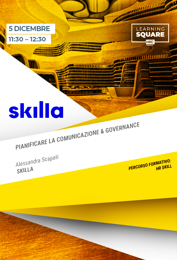 PIANIFICARE LA COMUNICAZIONE & GOVERNANCE