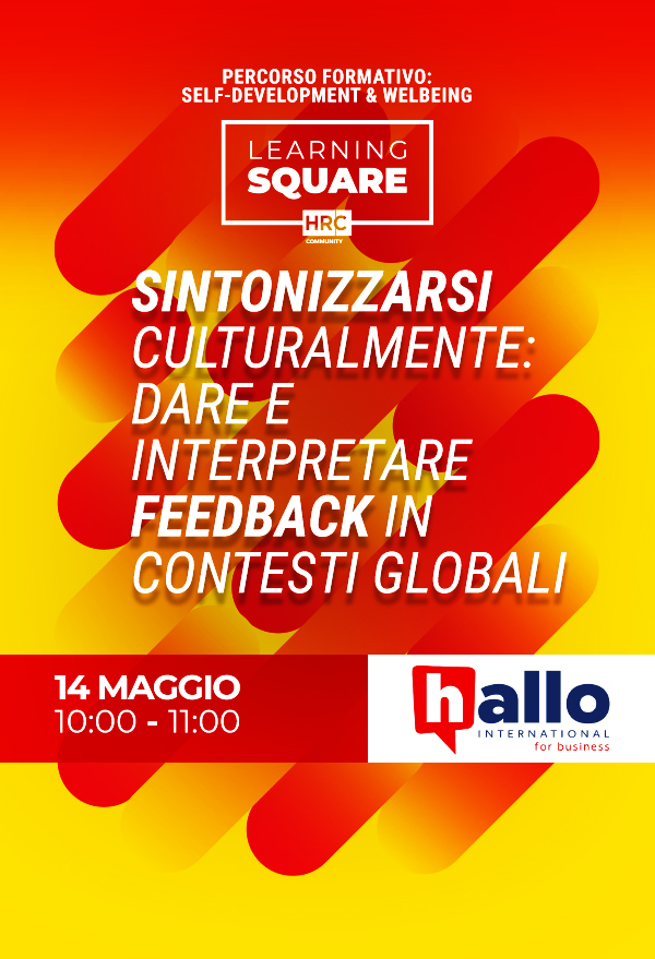 Sintonizzarsi culturalmente: dare e interpretare feedback in contesti globa...