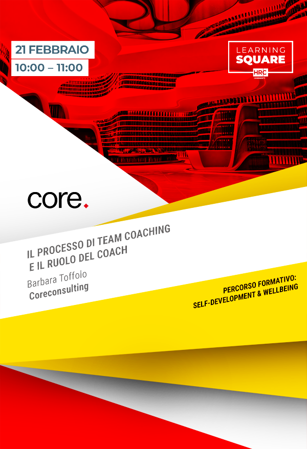 Il processo di team coaching e il ruolo del Coach