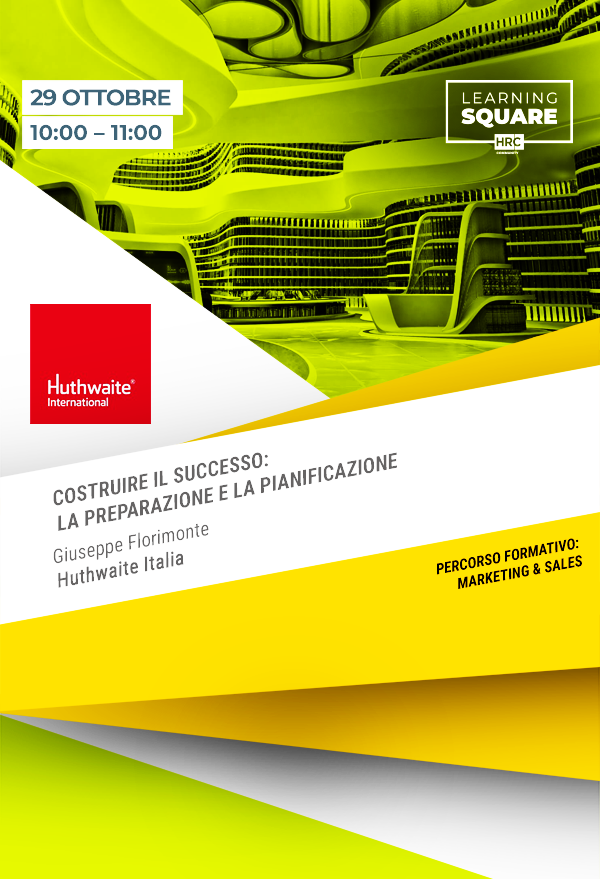 COSTRUIRE IL SUCCESSO: LA PREPARAZIONE E LA PIANIFICAZIONE