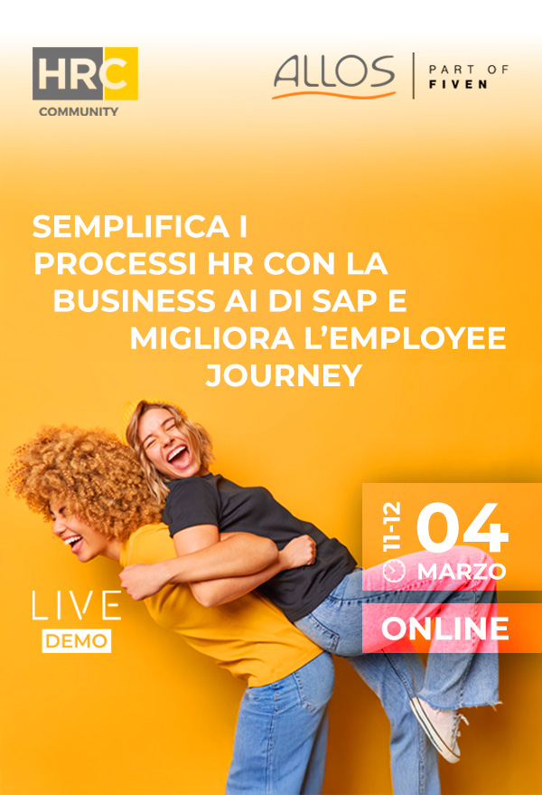 Semplifica i processi HR con la Business AI di SAP e migliora l’Employee Journ ...