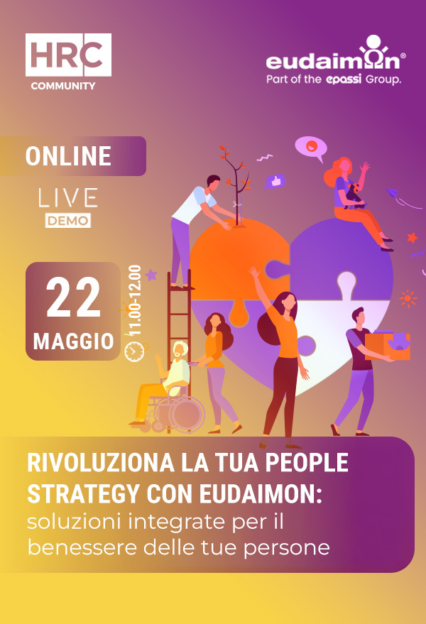 Immagine dell'evento: Rivoluziona la tua strategia di People Care con Eudaimon: soluzioni integrate per il benessere delle tue persone