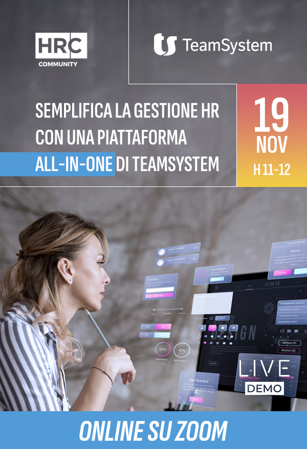 Immagine dell'evento: Semplifica la gestione HR con una piattaforma All-in-One di Teamsystem
