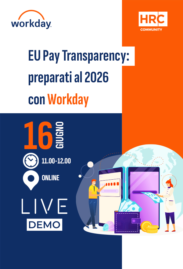 Immagine dell'evento: EU Pay Transparency: preparati al 2026 con Workday