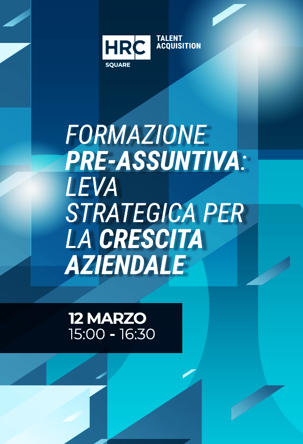 Formazione pre-assuntiva: leva strategica per la crescita aziendale