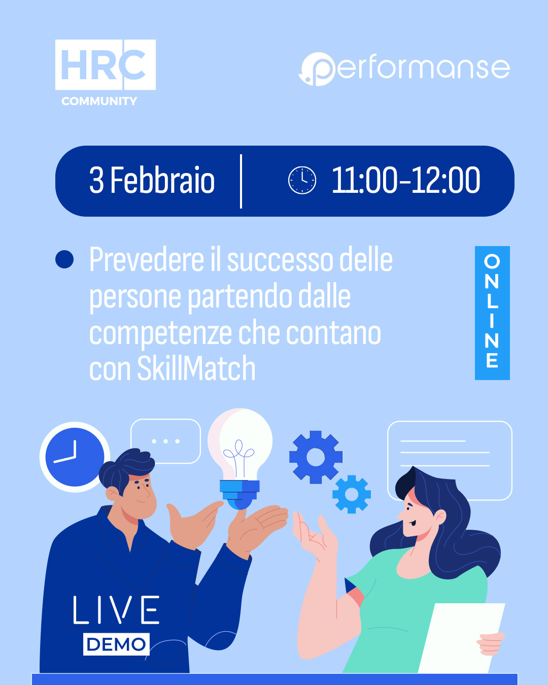 Evento Prevedere il successo delle persone partendo dalle competenze che contano con SkillMatch